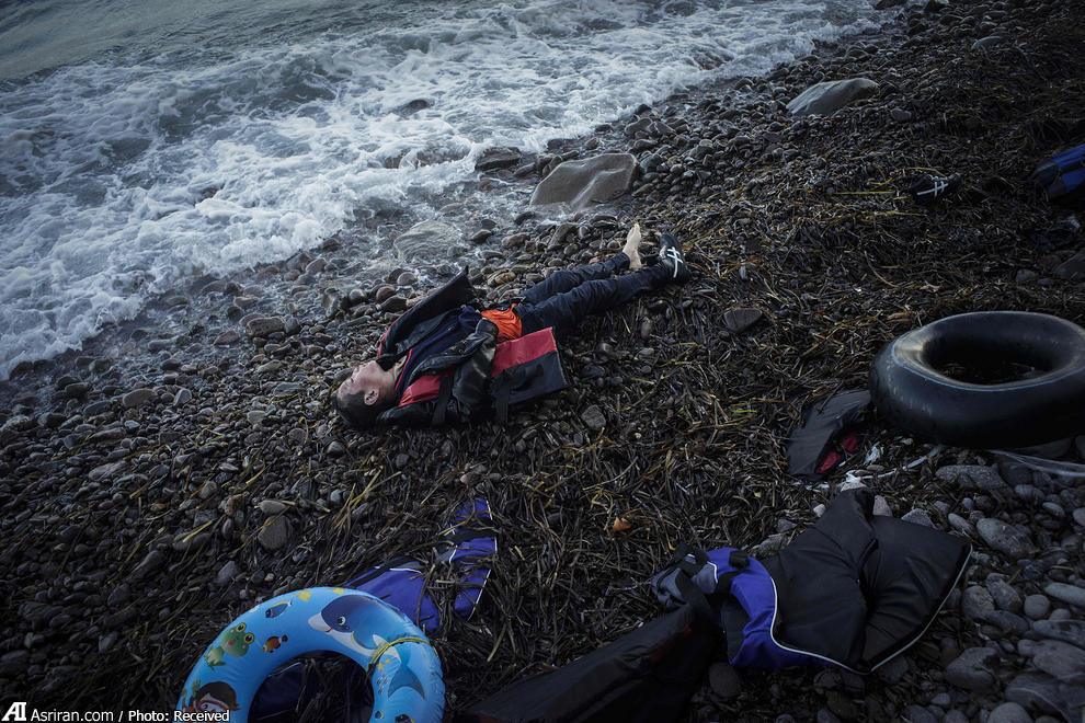 جسد یک کودک پناهجو در ساحل یونان +عکس