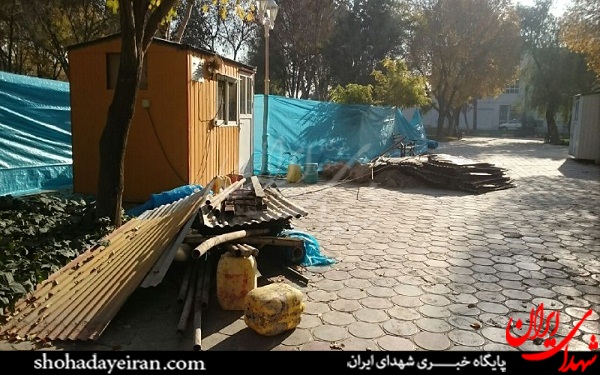 اصرار شهرداری بر تخریب پارک پدران و مادران شهدا! + عکس