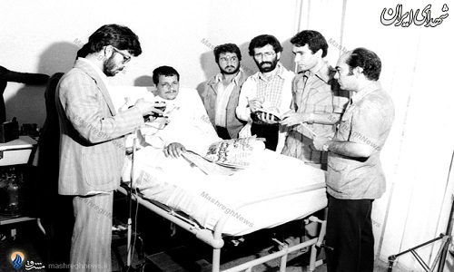 هاشمی رفسنجانی روی تخت بیمارستان +عکس