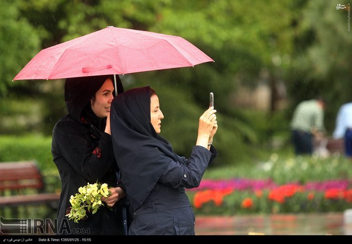 عکس/ باران بهاری در تهران