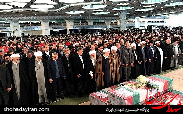 عکس/مراسم تشییع پیکر 16 شهید آتش‌‌نشان