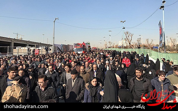 عکس/مراسم تشییع پیکر 16 شهید آتش‌‌نشان