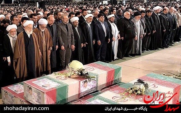 عکس/مراسم تشییع پیکر 16 شهید آتش‌‌نشان