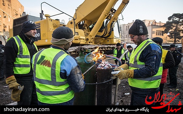 عکس/حادثه پلاسکو؛ روز پنجم