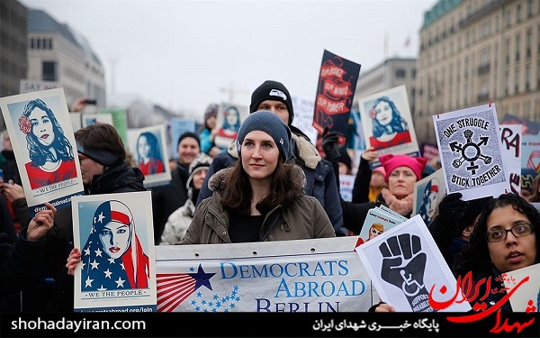 عکس/ راهپیمایی زنان در سراسر جهان علیه ترامپ