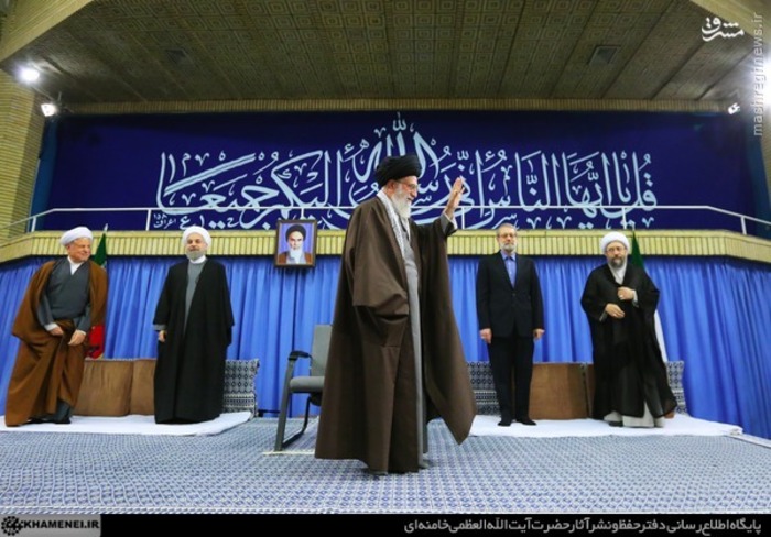 عکس/ دیدار مسئولان نظام و سفرای کشورهای اسلامی با رهبر انقلاب