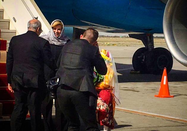 پوشش رئیس‌جمهور کرواسی در تهران و...!+عکس
