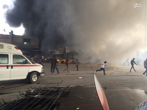 حمله انتحاری داعش به بغداد+عکس
