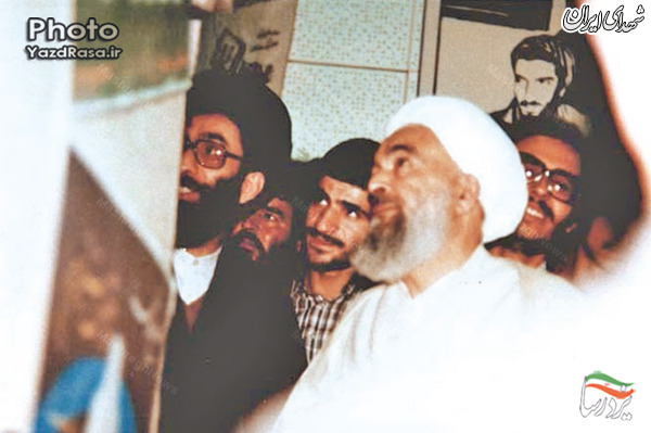 شهید صدوقی،امام و آیت‌الله خامنه‌ای +عکس