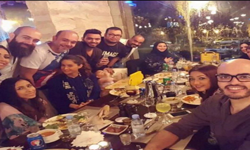 مراسم یک افطاری مختلط در عربستان! +عکس