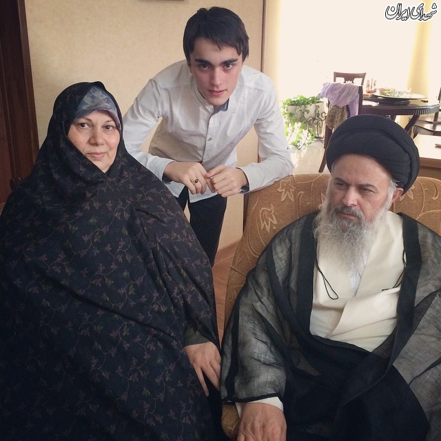 پدرزن و مادر زن سید حسن خمینی +عکس