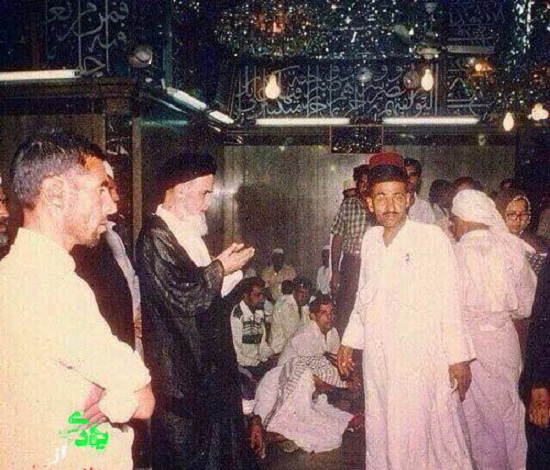 عکس دیده نشده از امام خمینی(ره) در نجف
