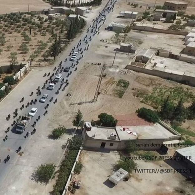 عکس‌های مستند استفاده داعش از سپر انسانی