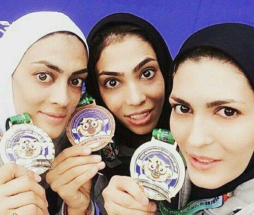 3 خواهری که برای ایران مدال طلا گرفتند+عکس