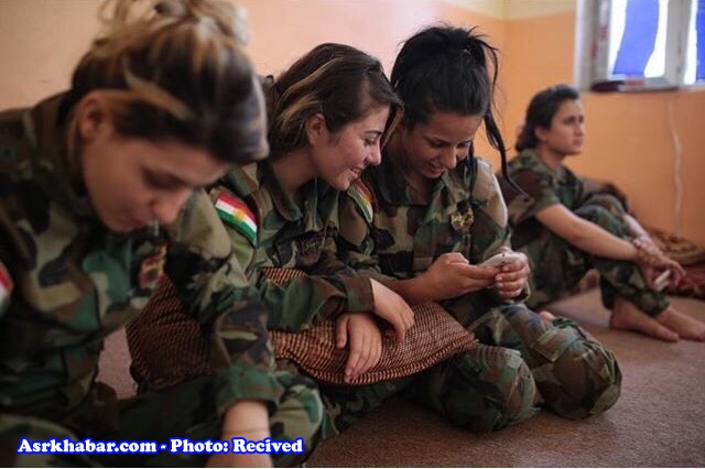 موبایل بازی زنان پیشمرگه کردستان  +عکس