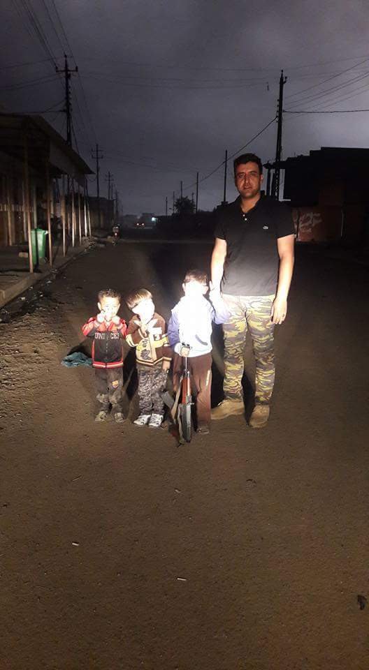 تاریکی منطقه‌ای در عراق در روز روشن! +عکس