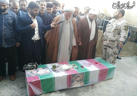 خاکسپاری پیکر شهید سعید خواجه صالحانی