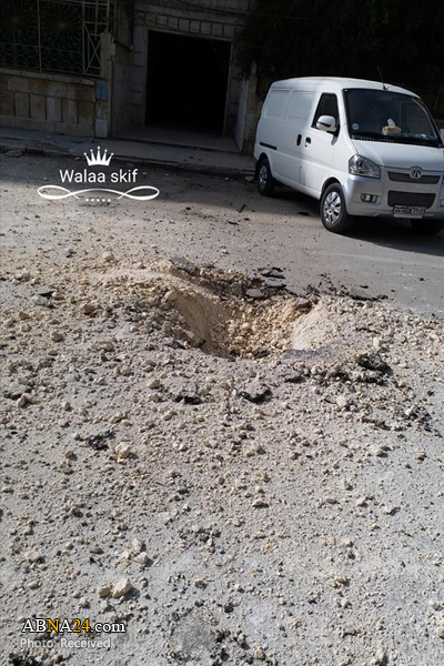 حملات خمپاره‌ای تروریست‌های مسلح به حلب + عکس