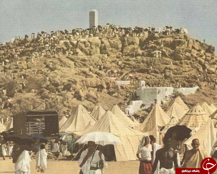تصویری از صحرای عرفات در هفتاد سال قبل + عکس