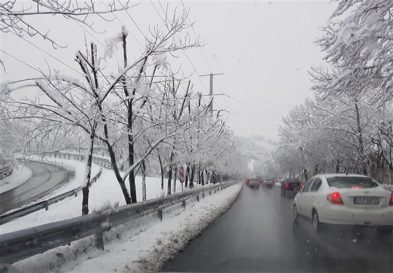 عکس از زمستان برفی تهران