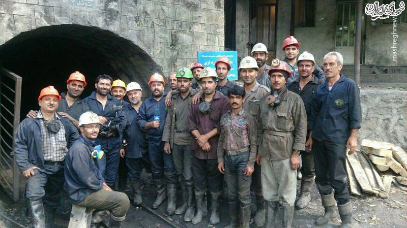 عکس یادگاری چند ماه پیش کارگران معدن یورت