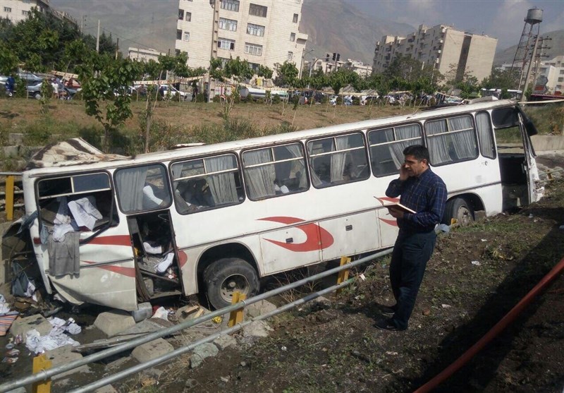 جزئیات سقوط اتوبوس دختران دبستانی +عکس