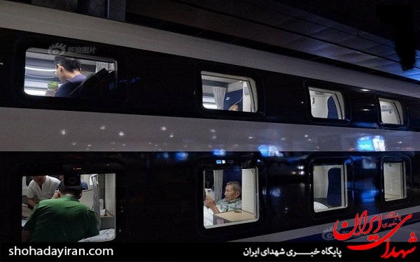 عکس/ قطار سریع السیر با تخت خواب