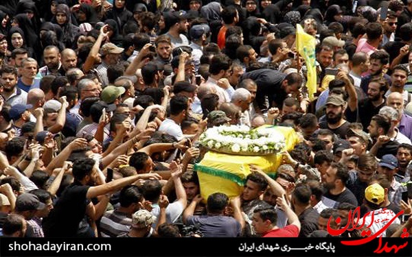 عکس/تشییع باشکوه شهدای حزب الله درجنوب بیروت