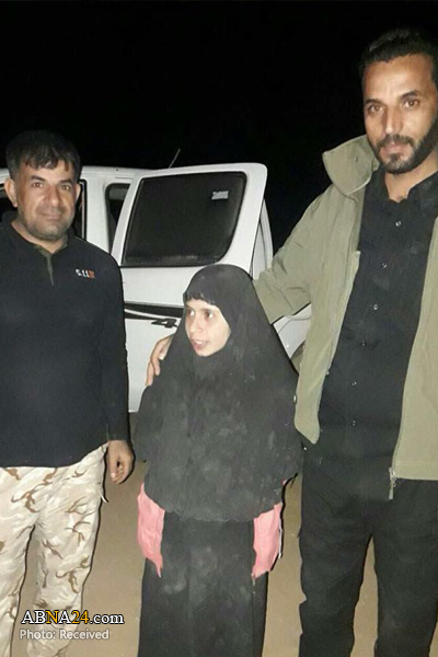 آزادی دختر ایزدی در عملیات الحشدالشعبی + عکس