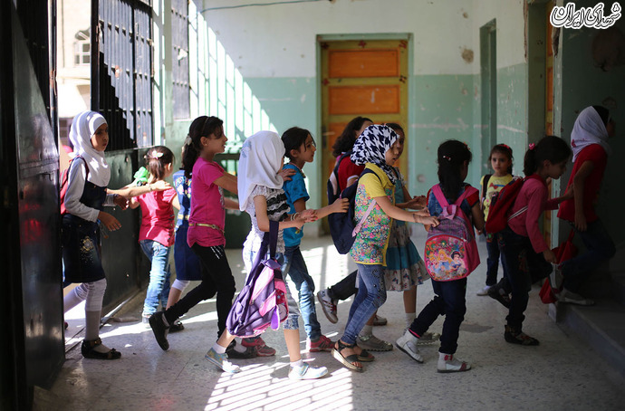 بازگشایی مدارس سوریه بر مخروبه های جنگ/عکس