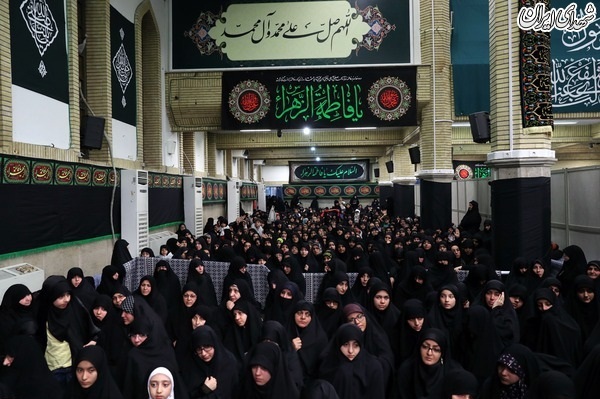 عکس/اولین شب عزاداری فاطمیه ۱۴۴۰ در حسینیه امام خمینی
