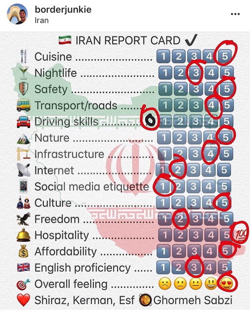 توریست آمریکایی: رانندگی ایرانی‌ها وحشتناک است!