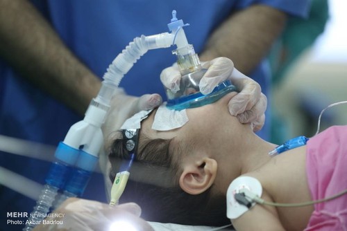 جراحی قلب کودک 15 ماهه در بیمارستان شهید مدرس