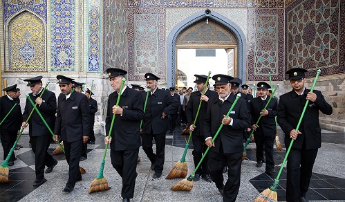 حرم رضوی در آستانه میلاد امام رضا(ع)