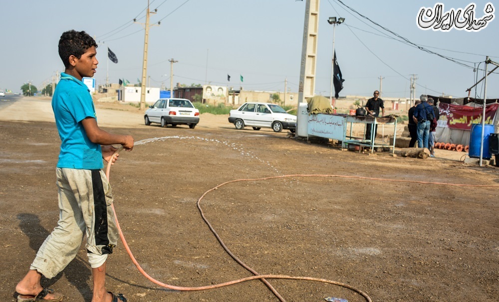 برپایی مواکب حسینی در مرز چذابه