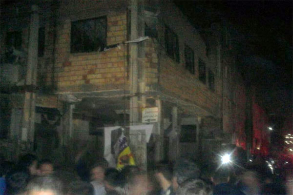 انفجار یک حسینیه در شهر صالحیه تهران + تصاویر