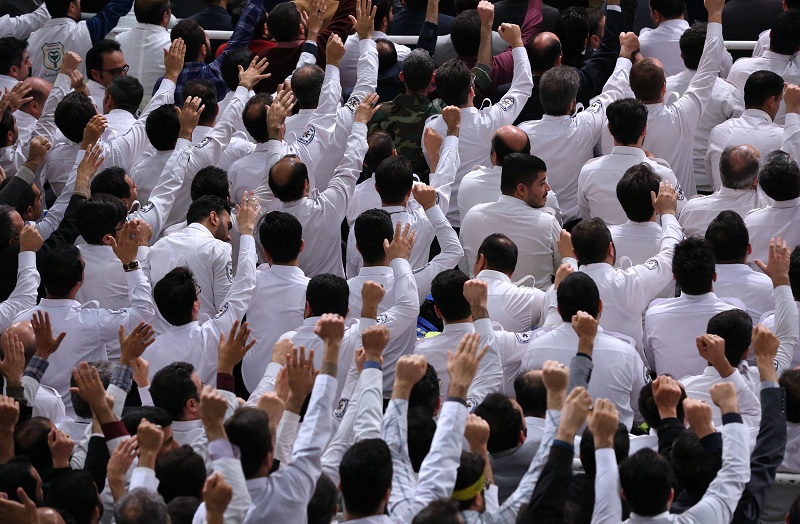 دیدار پرستاران با رهبر انقلاب