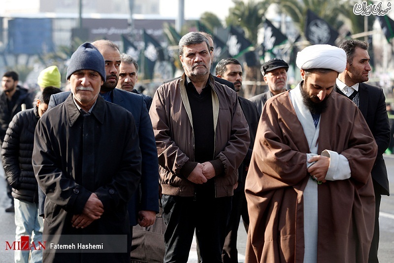 عکس/ قاضی صلواتی در اجتماع میدان هفت تیر