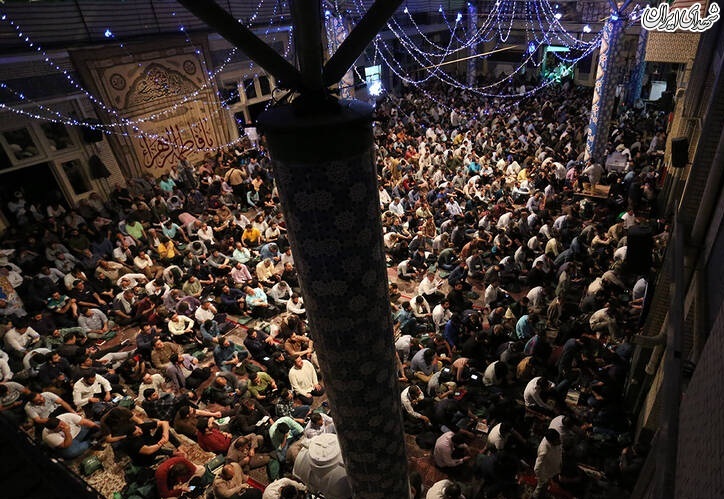 عکس/شب اول ماه رمضان در مسجد ارک تهران
