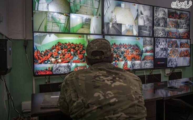 عکس/ اتاق مانیتورینگ زندانی‌های داعشی