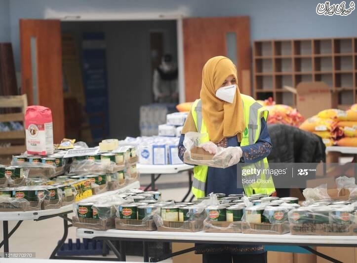 عکس/ کمک مسلمانان آمریکا به نیازمندان در فلوریدا