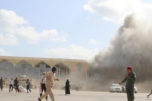 شمار کشته شدگان انفجار در فرودگاه عدن به ۲۲ تن رسید