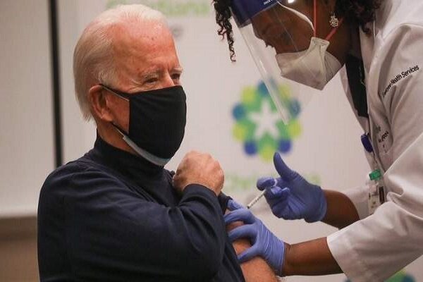 «جو بایدن» هم واکسن کرونا زد