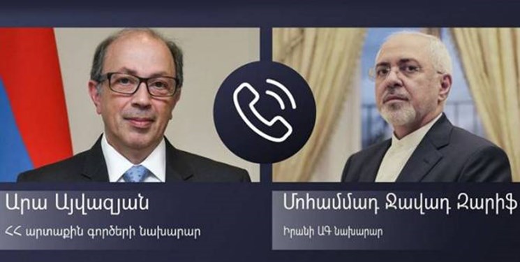گفت‌وگوی ظریف با همتای ارمنستانی