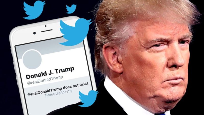 توئیتر یکی از پیام‌های ترامپ را حذف کرد