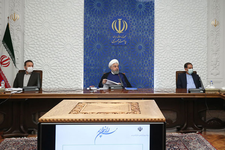 عکس/ تغییر دکوراسیون دفتر روحانی
