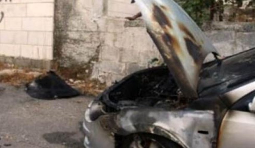 شهرک‌نشینان صهیونیست دو خودروی فلسطینیان را آتش زدند