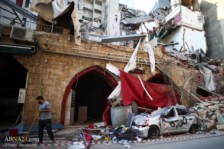 بیروت؛ یک هفته پس از انفجار مهیب