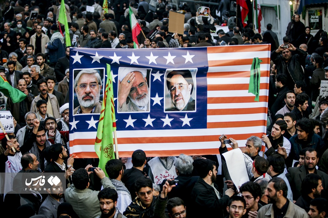 تصویر ماندگار ۹ دی در تهران
