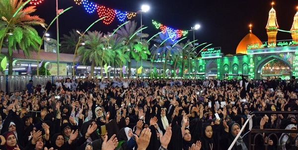جشن نیمه ی شعبان با حضور ایرانیان در بین‌الحرمین برگزار می‌شود